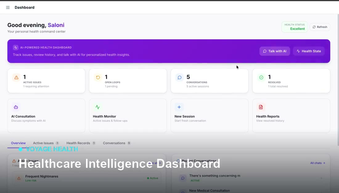Voyage Health interface
